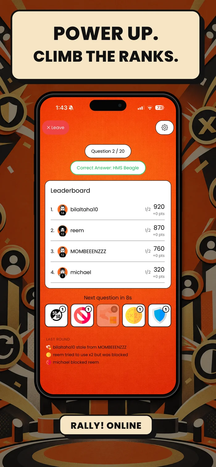 Power up and climb the ranks on the Rally Online leaderboard